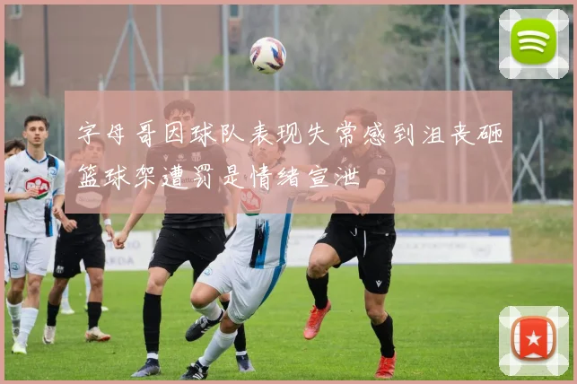 字母哥因球队表现失常感到沮丧砸篮球架遭罚是情绪宣泄